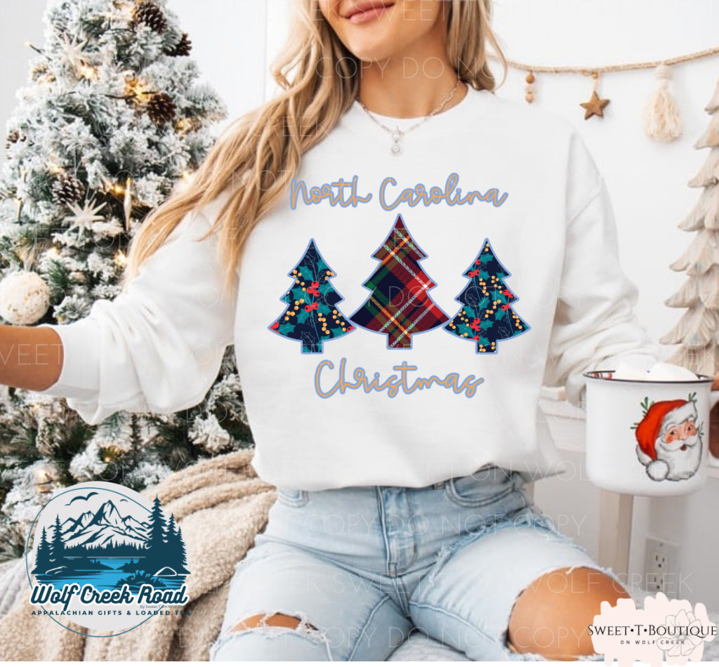 North Carolina Christmas Crewneck