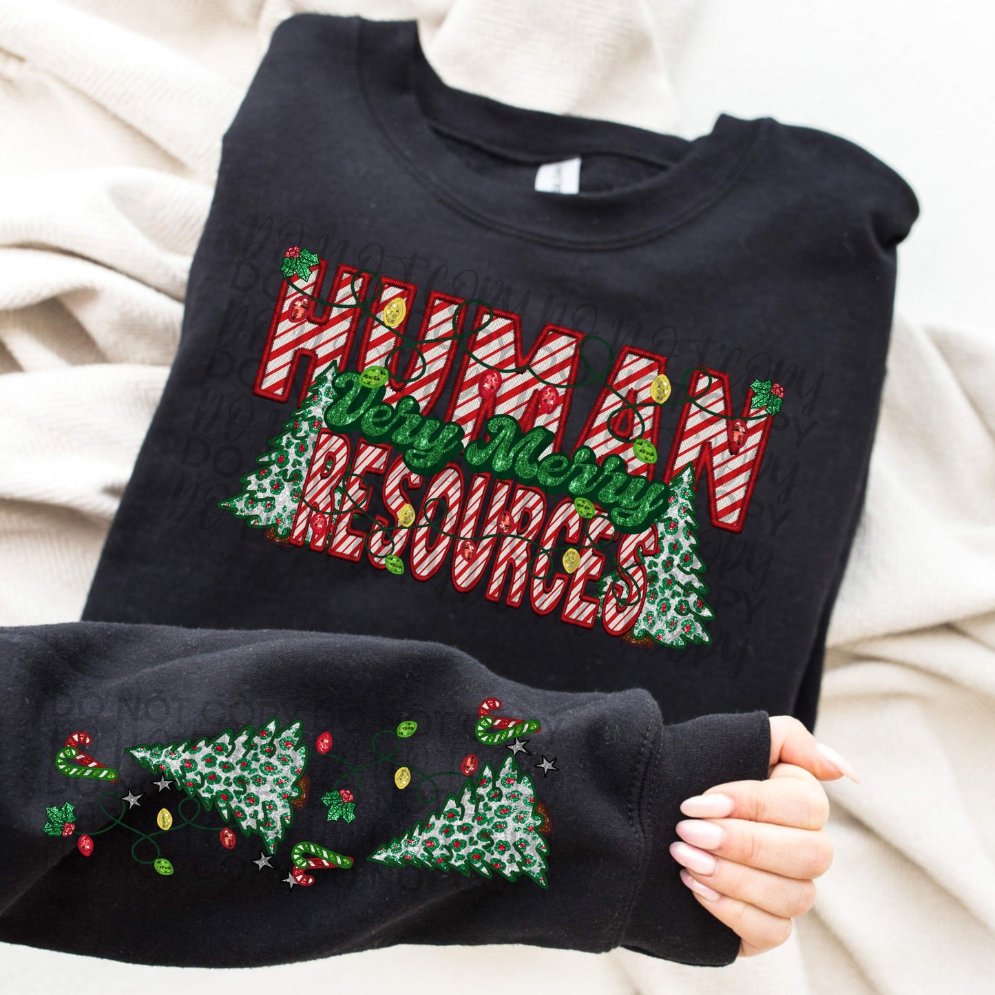 Very Merry Human Resources Crewneck Sweatshirt