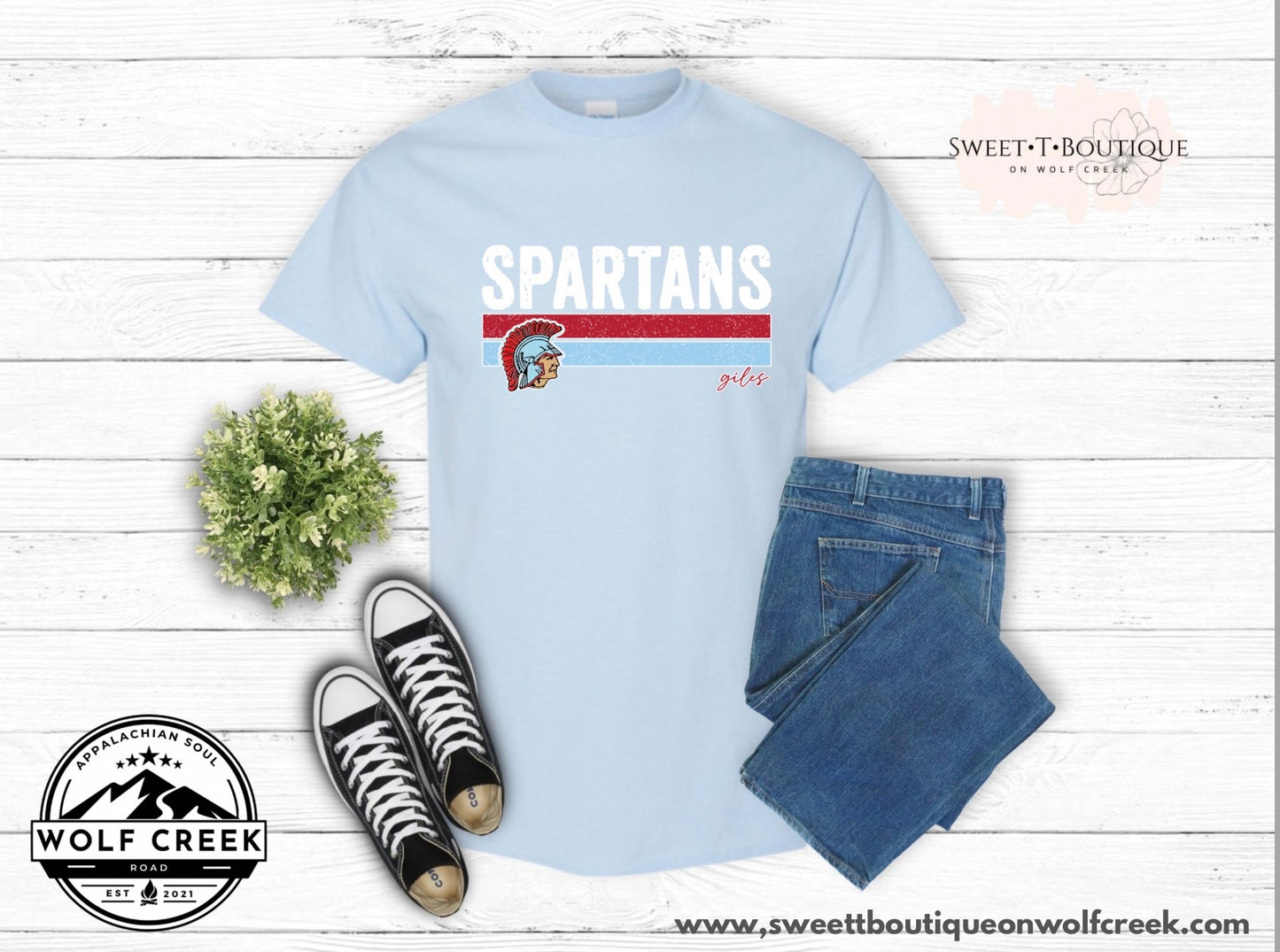 Giles Spartan Varsity Sweet T