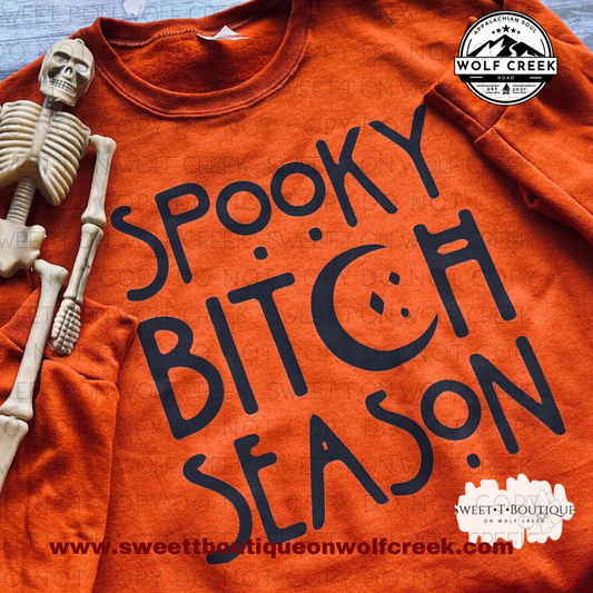 Spooky Bitch Season Long Sleeve Sweet T