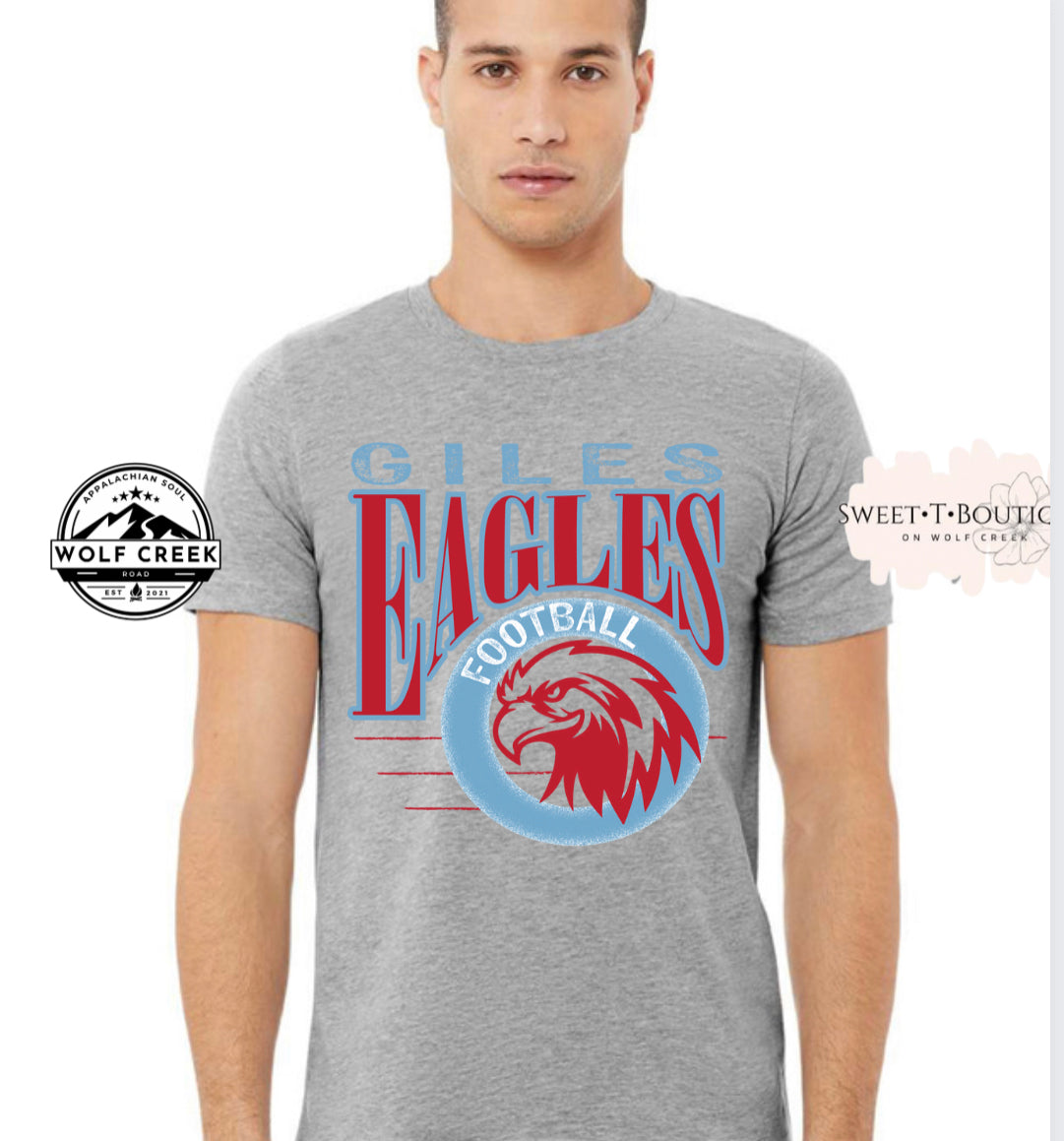 Giles Eagles Foltball Sweet Tee