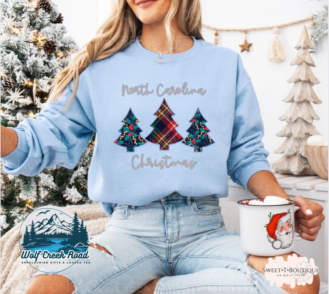 North Carolina Christmas Crewneck