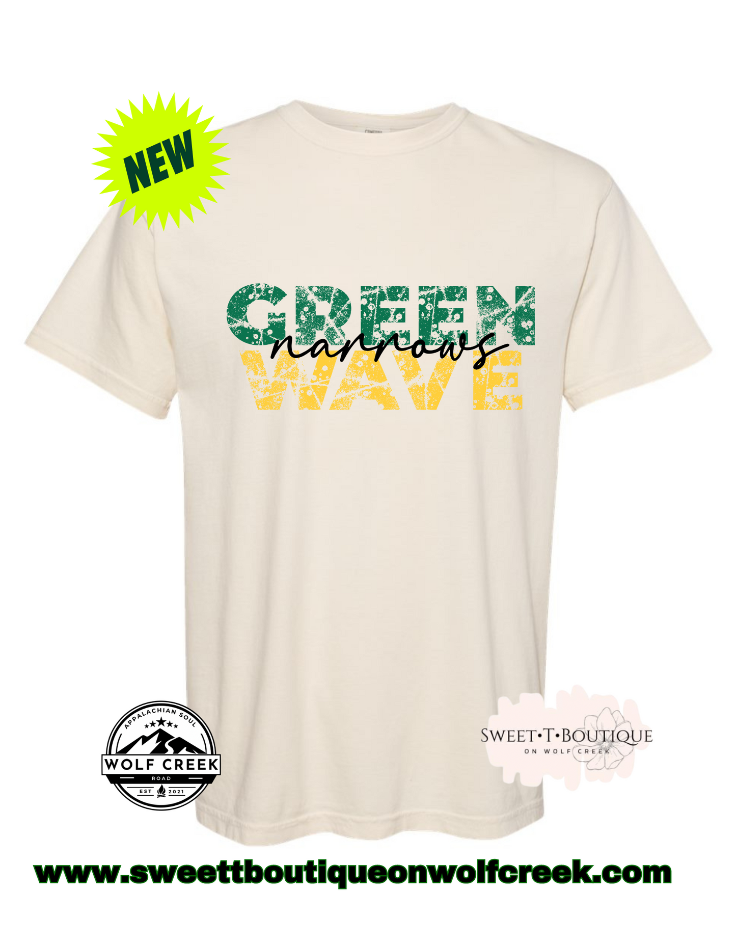 Narrows Green Wave Chalk Writing Sweet T