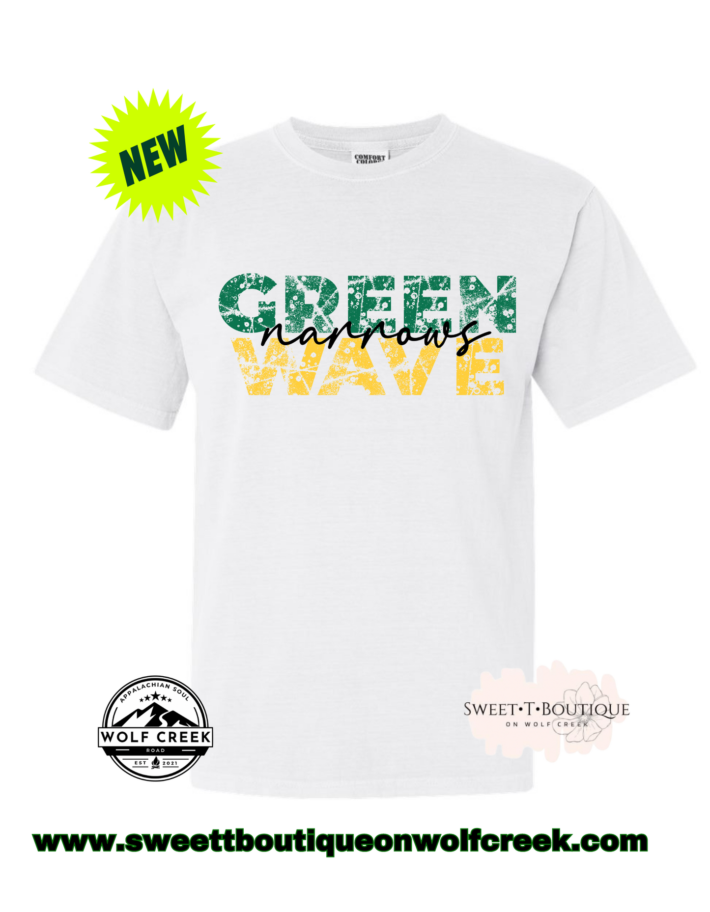 Narrows Green Wave Chalk Writing Sweet T