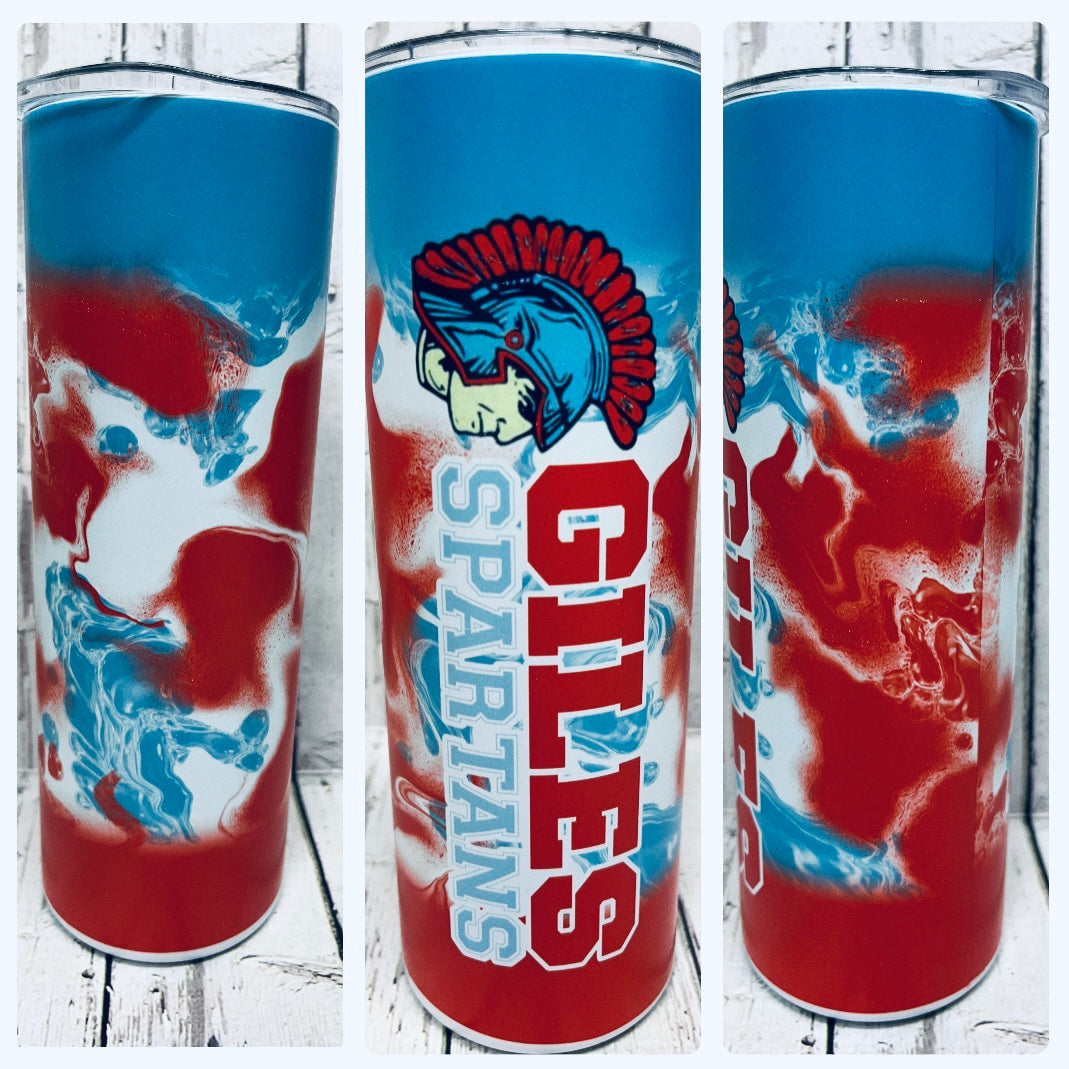 Giles Spartans 20 OzTumbler