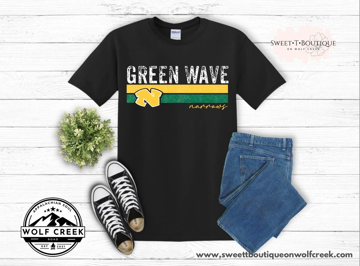 Narrows Green Wave Varsity Sweet T