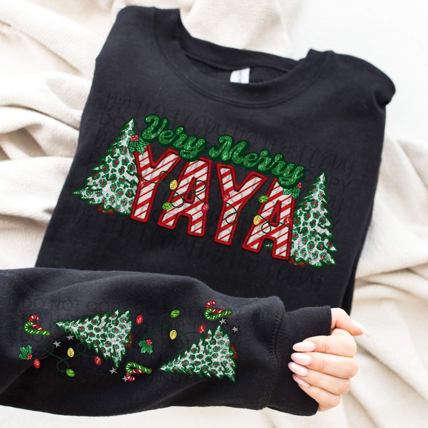 Very Merry YaYa Crewneck Sweatshirt