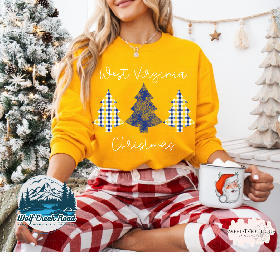 West Virginia Christmas Crewneck