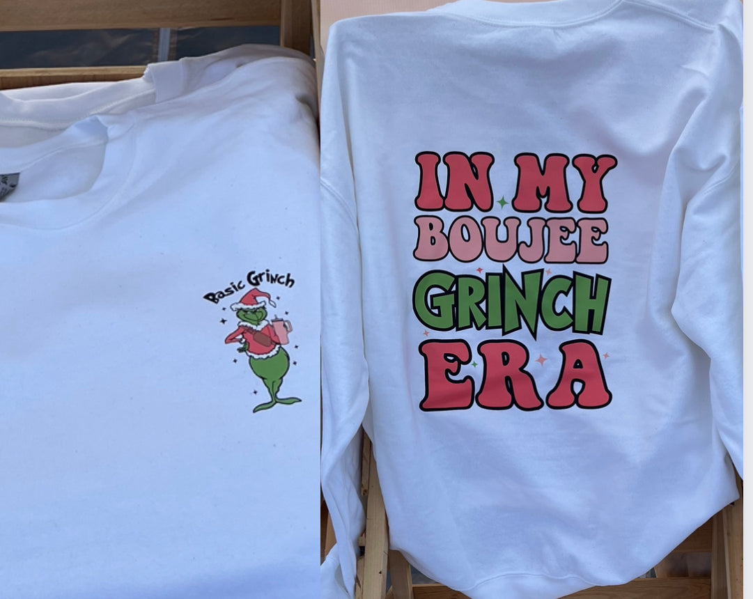 In My Boujee Grinch Era Crewneck Sweatshirt