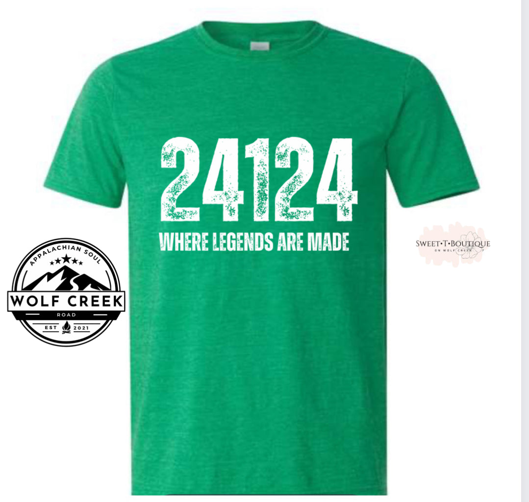 Custom ZipCode Where Legends Are Made Wolf Creek Road Original