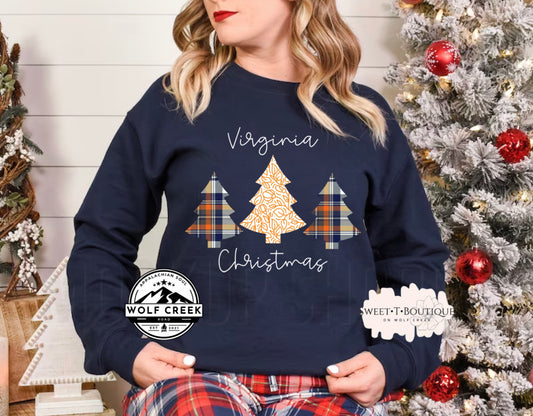 Virginia Christmas Crewneck