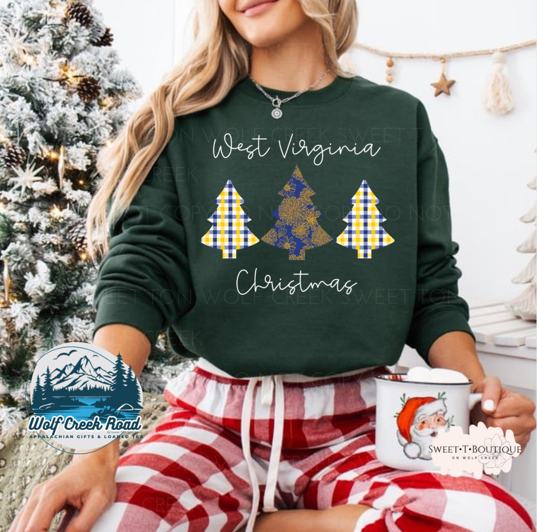 West Virginia Christmas Crewneck