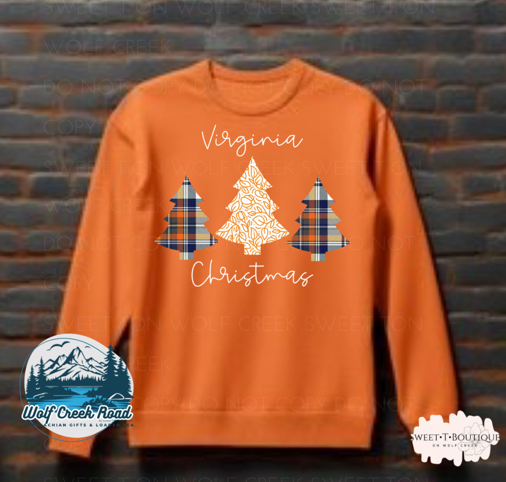 Virginia Christmas Crewneck