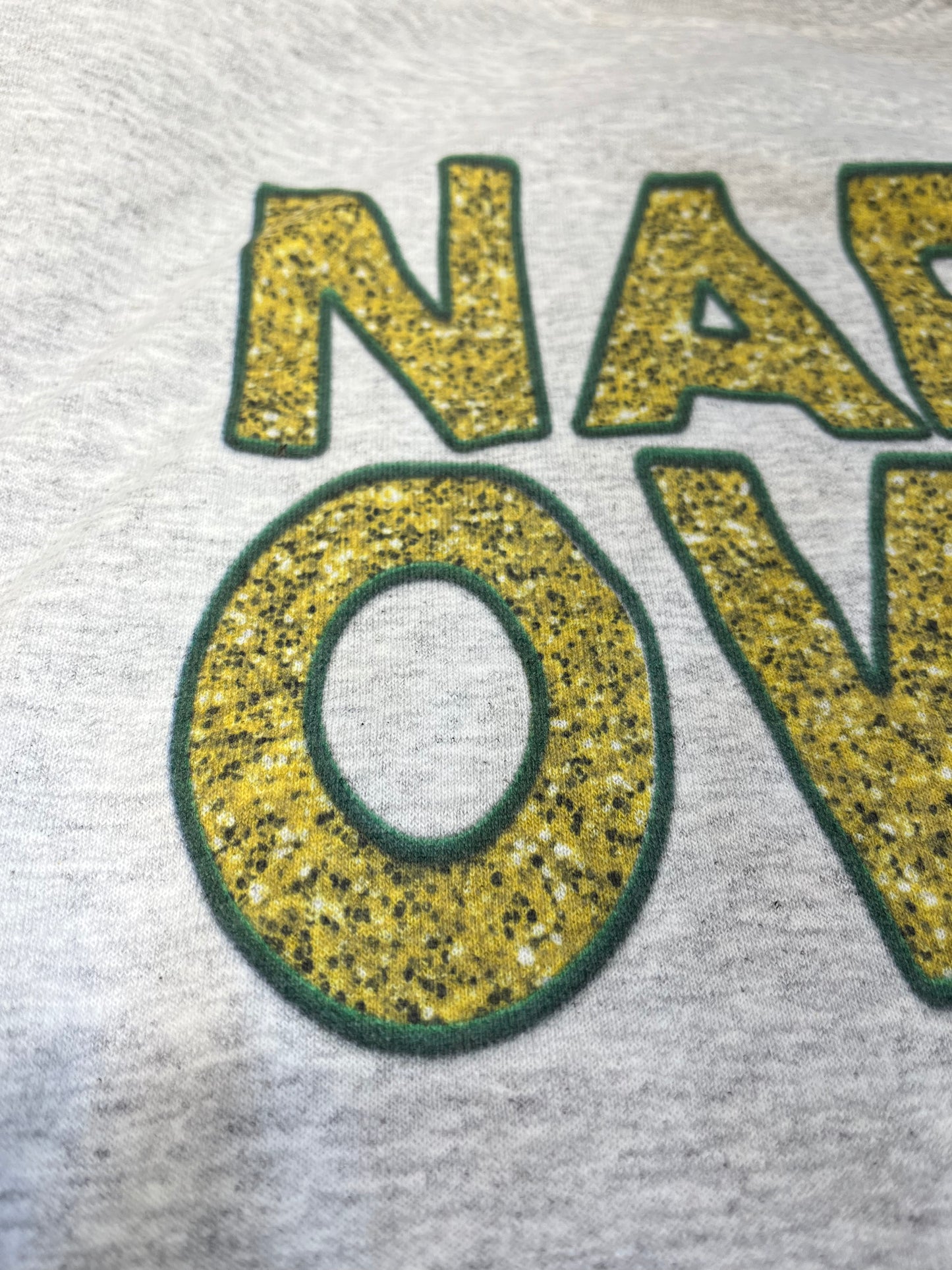 NARROWS Faux Ebroidery And Glitter Crewneck Sweatshirt