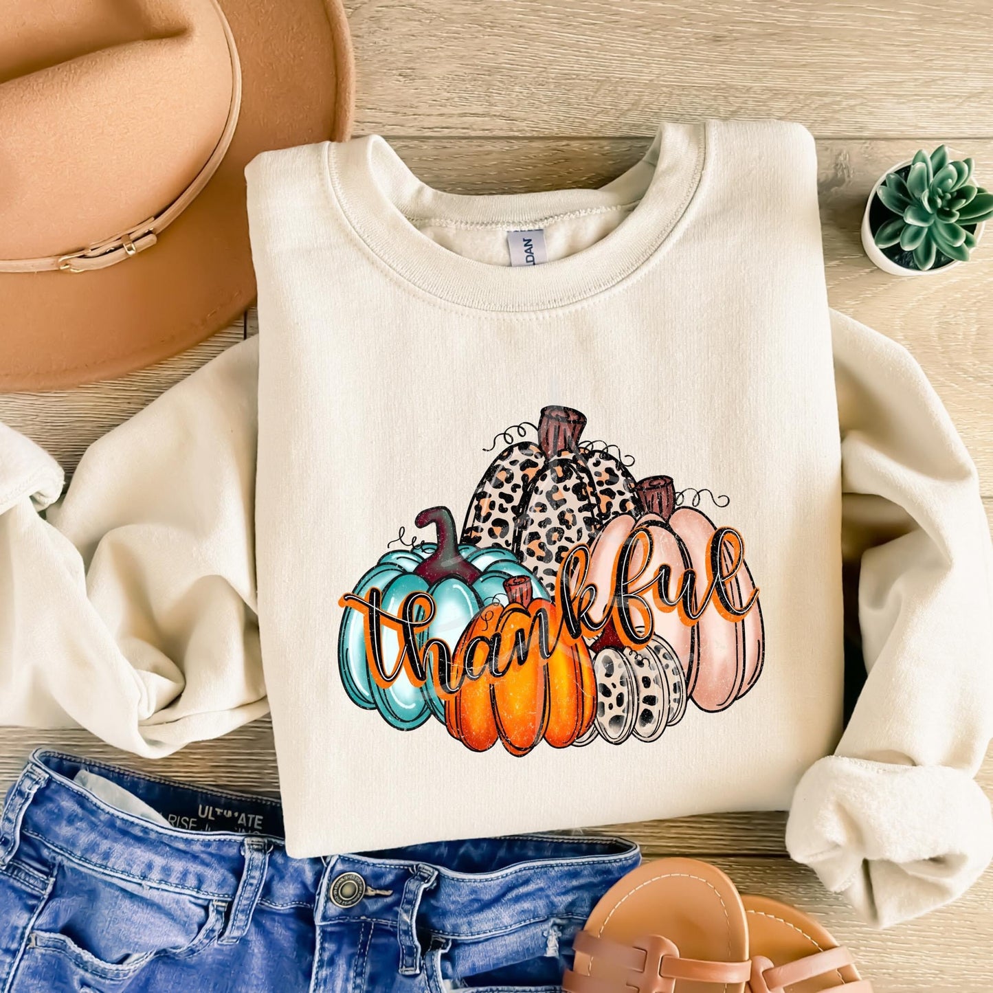 Thankful Pumpkin Long Sleeve Sweet T