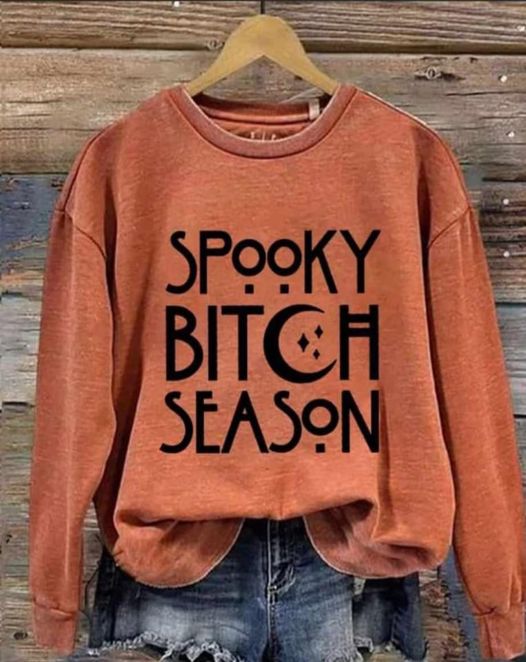 Spooky Bitch Season Long Sleeve Sweet T