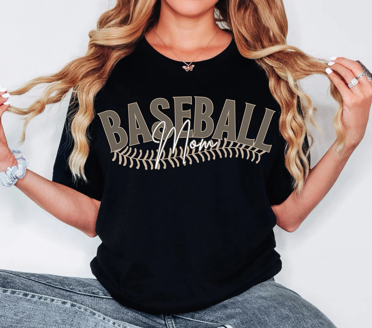 Baseball Mom Seals Crewneck Sweatshirt Or Tshirt