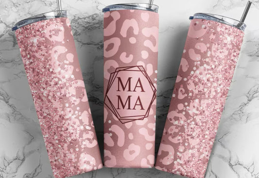 Mama Rose Gold And Faux Glitter 20 OzTumbler