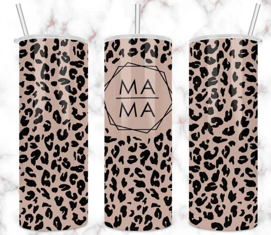 20Oz Rose Leopard MaMa Tumbler