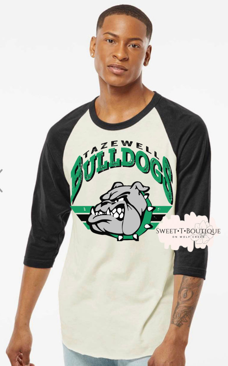 Vintage Tazewell Bulldogs Baseball Jersey