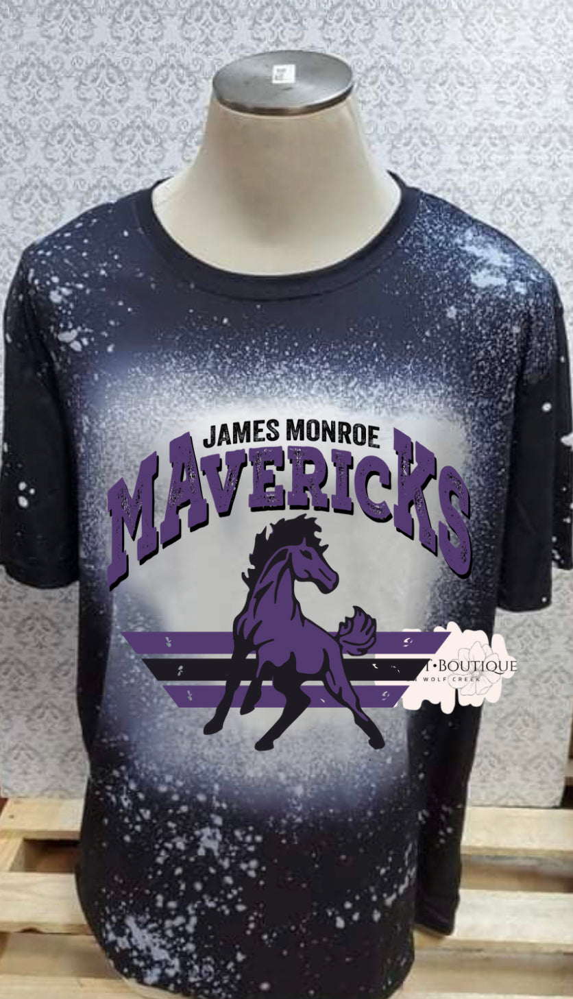 Vintage Distressed James Monroe Mavericks Sweet T