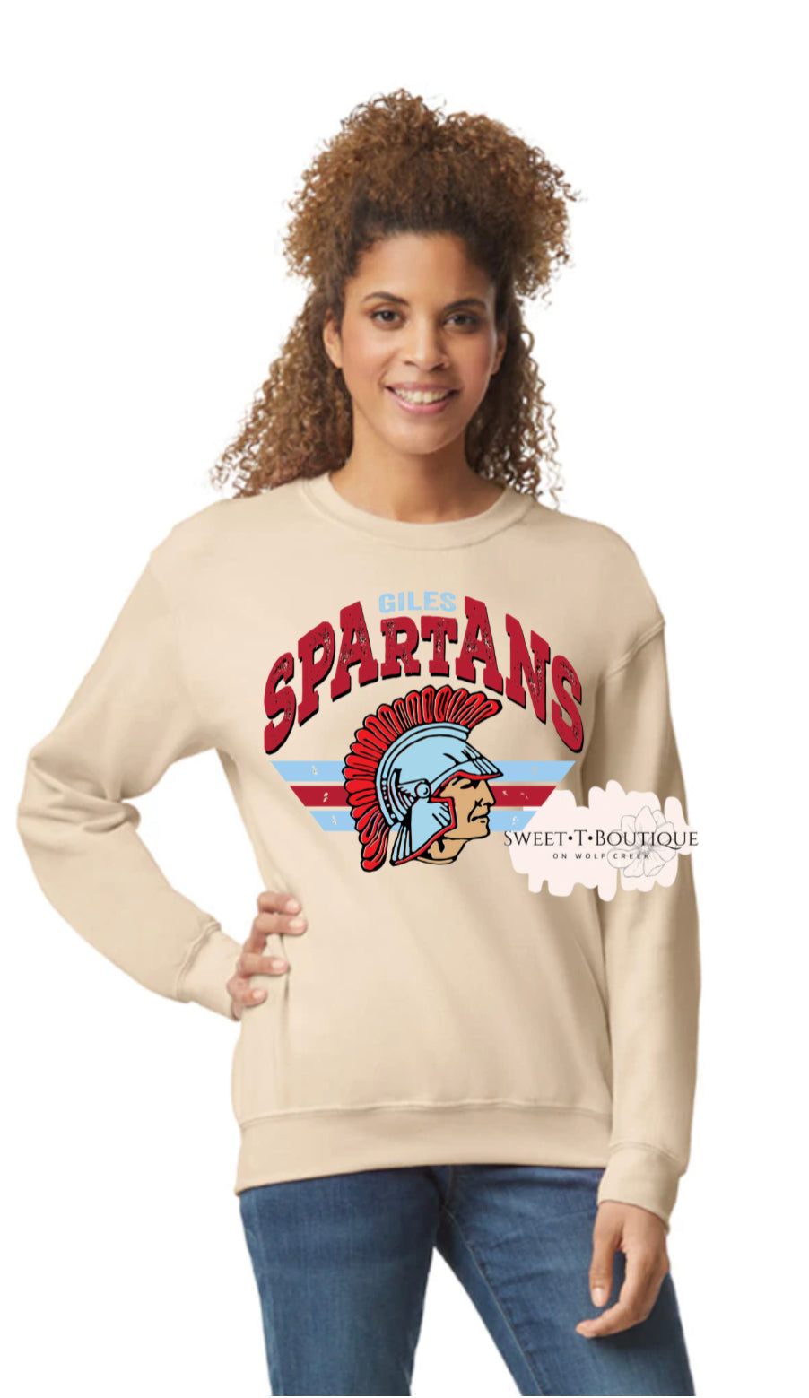 Vintage Giles Spartans Crew Neck Sweatshirt