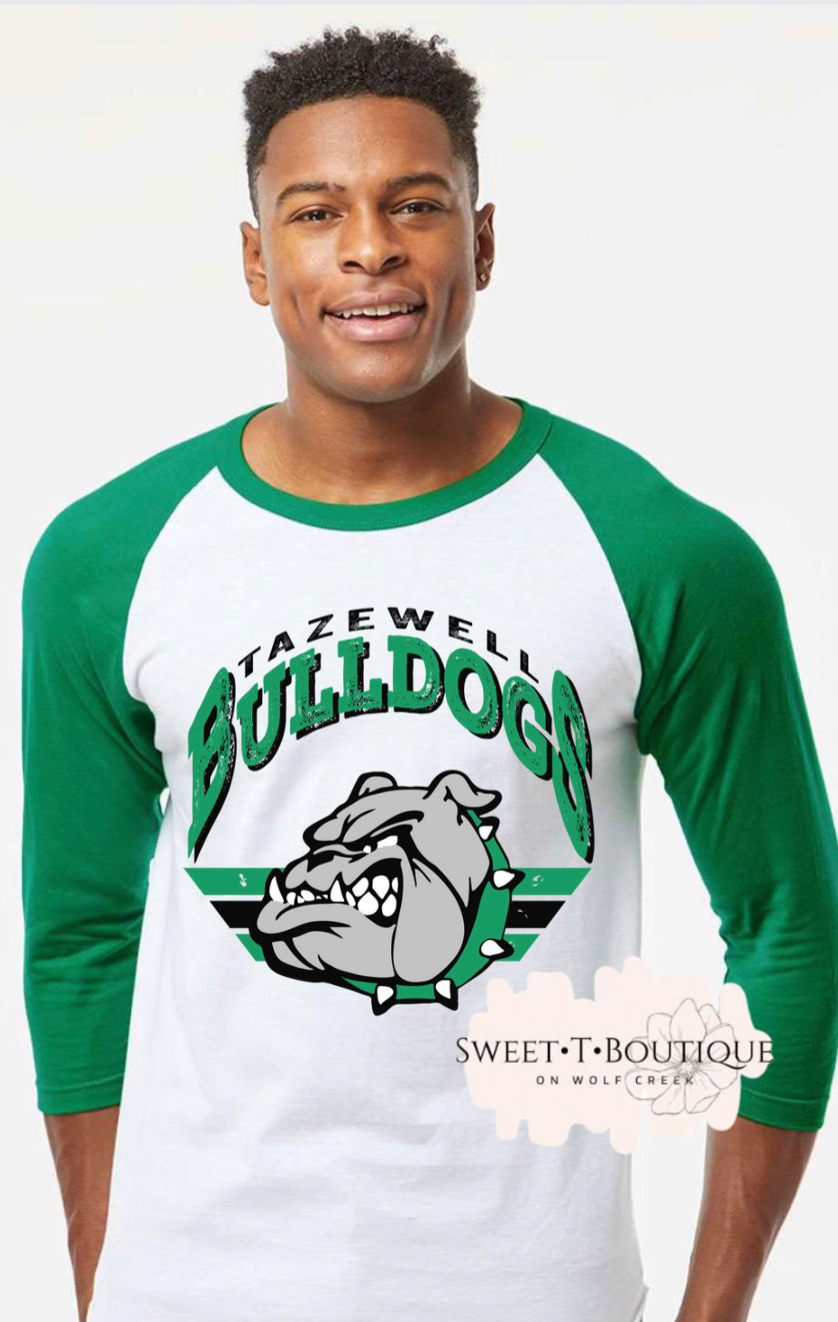 Vintage Tazewell Bulldogs Baseball Jersey