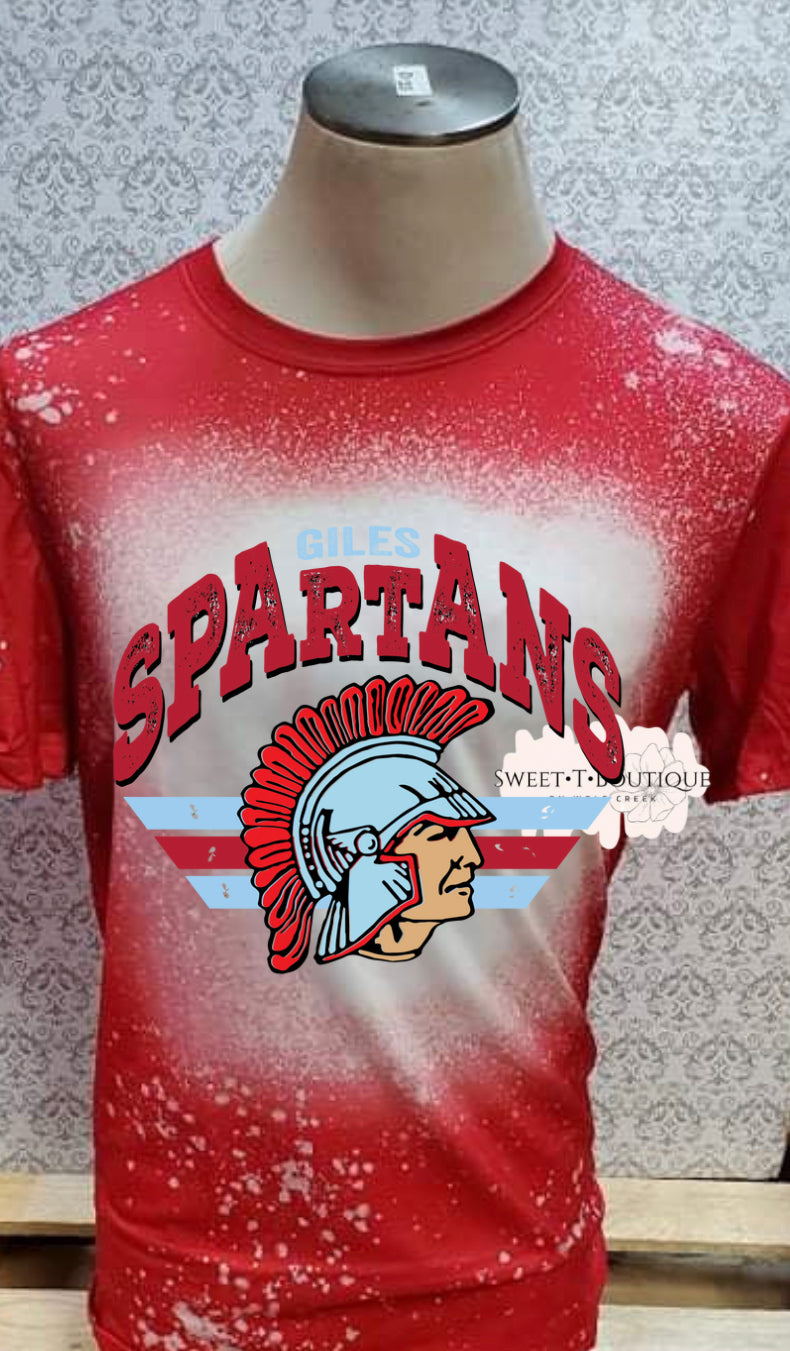 Vintage Distressed Giles Spartans Sweet T