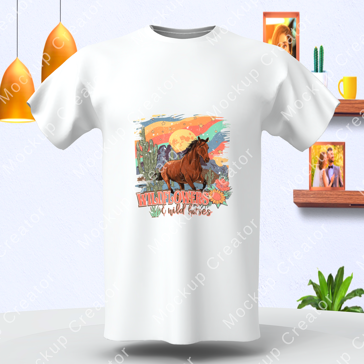 Wildflowers & Wild Horses Sweet Tee