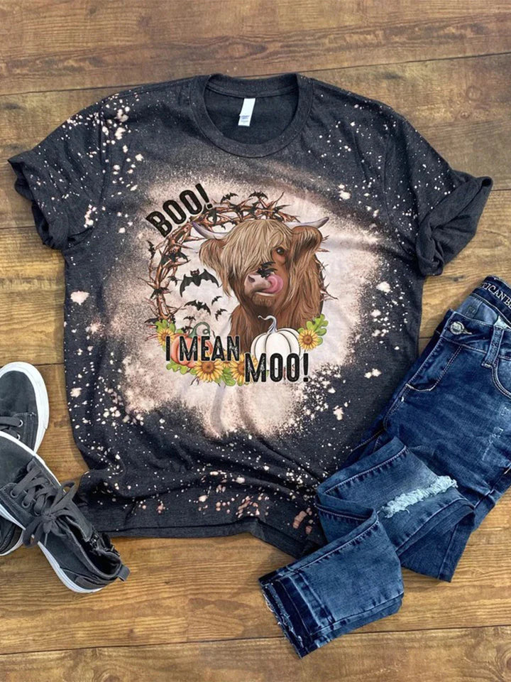 Boo I Mean Moo Sweet Tee