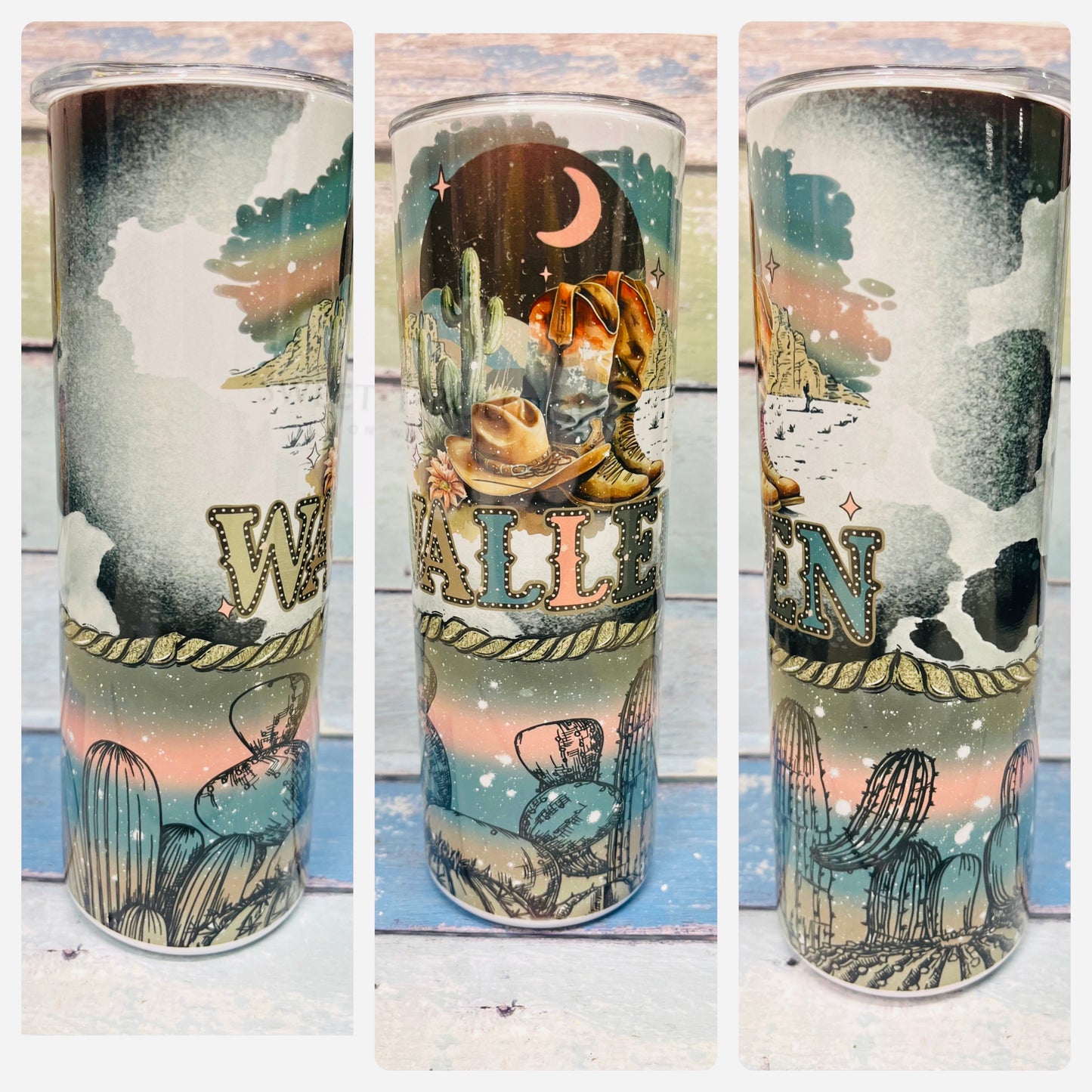 20 Oz  Dessert Sunset Wallen Tumbler