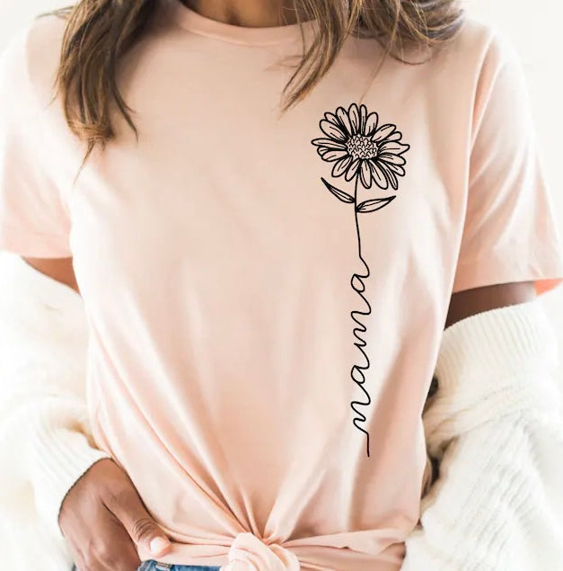 Nanny  Flower Sweet Tee