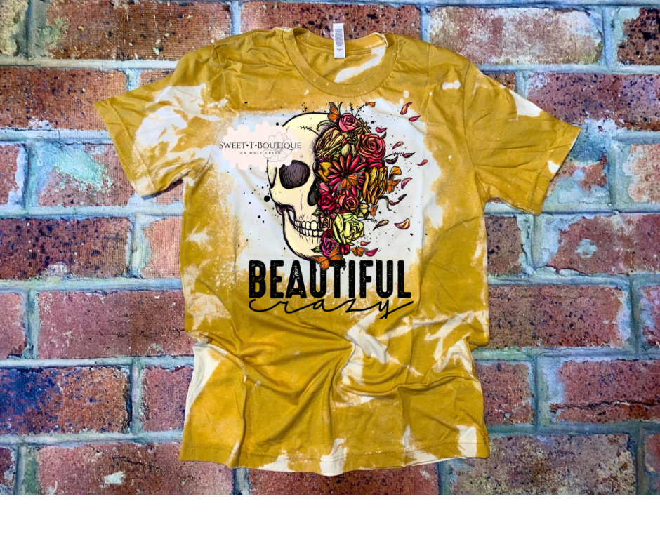 Crazy Beautiful  Skellie Sweet Tee