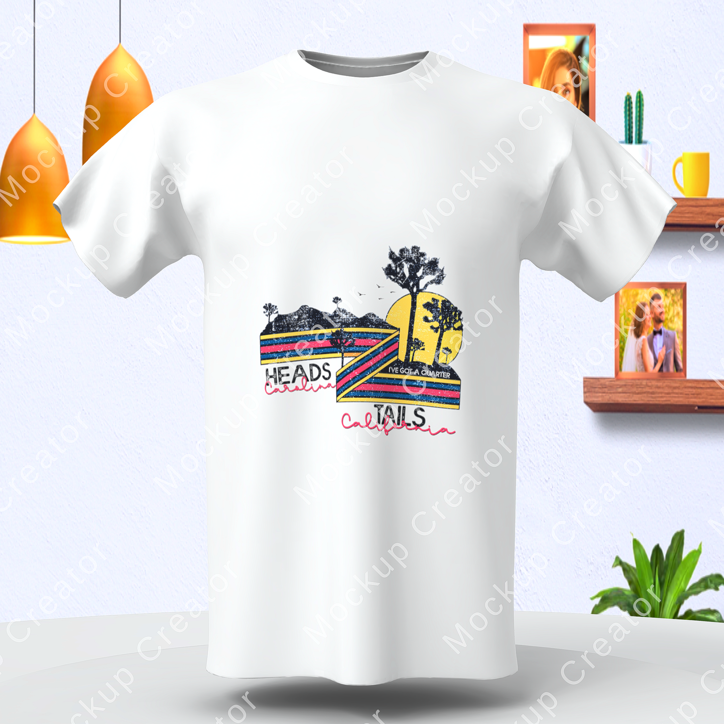 Heads Carolina Tails California Sweet Tee