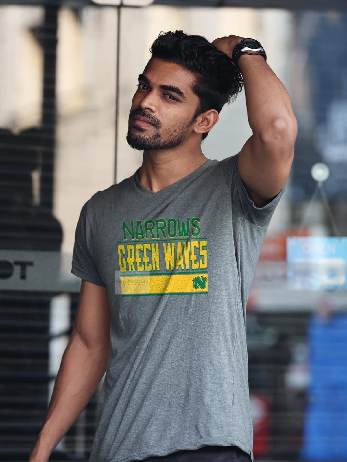 Narrows Green Wave Tee