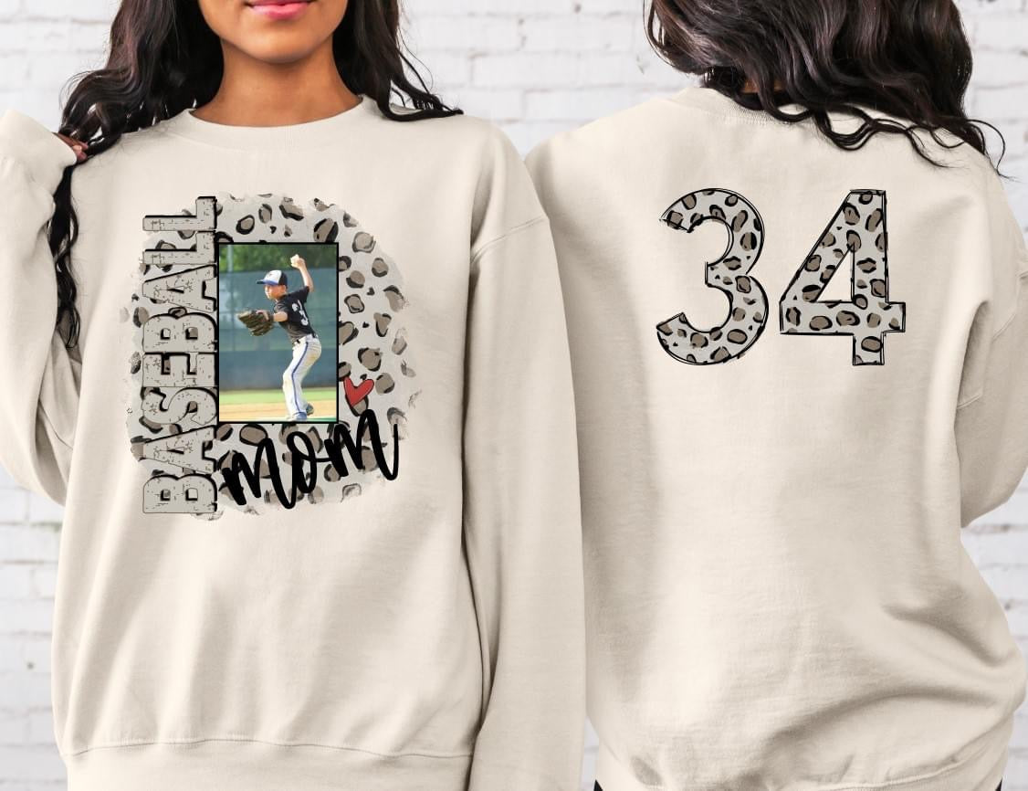 Sports Mom Photo Shirt