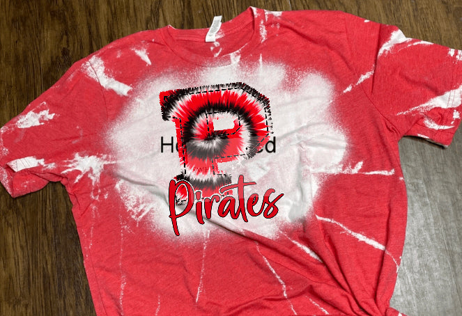 Tie Dye Peterstown Pirates “P”