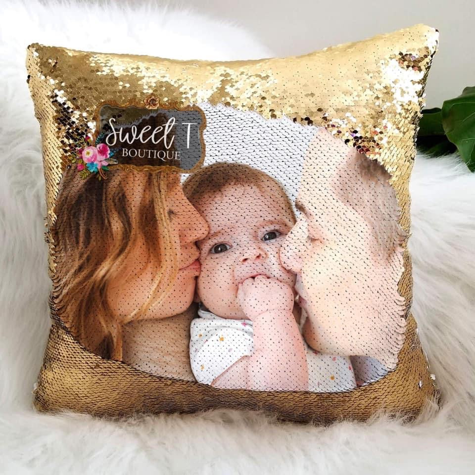 Custom Photo Throw Pillow