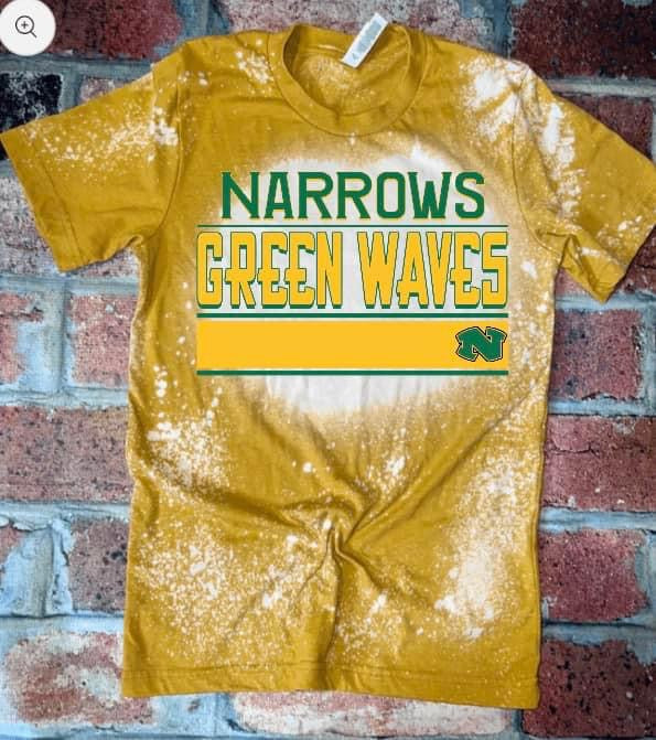 Narrows Green Wave Tee