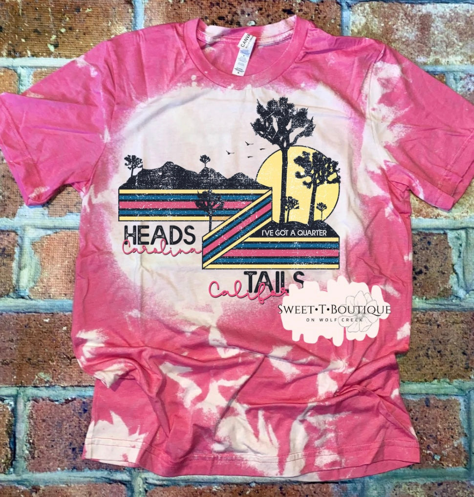 Heads Carolina Tails California Sweet Tee