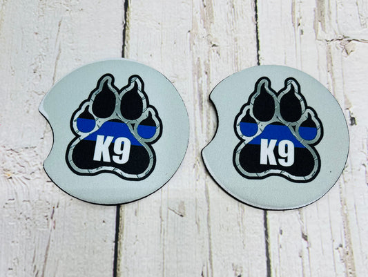 K9 Police Car Coaster