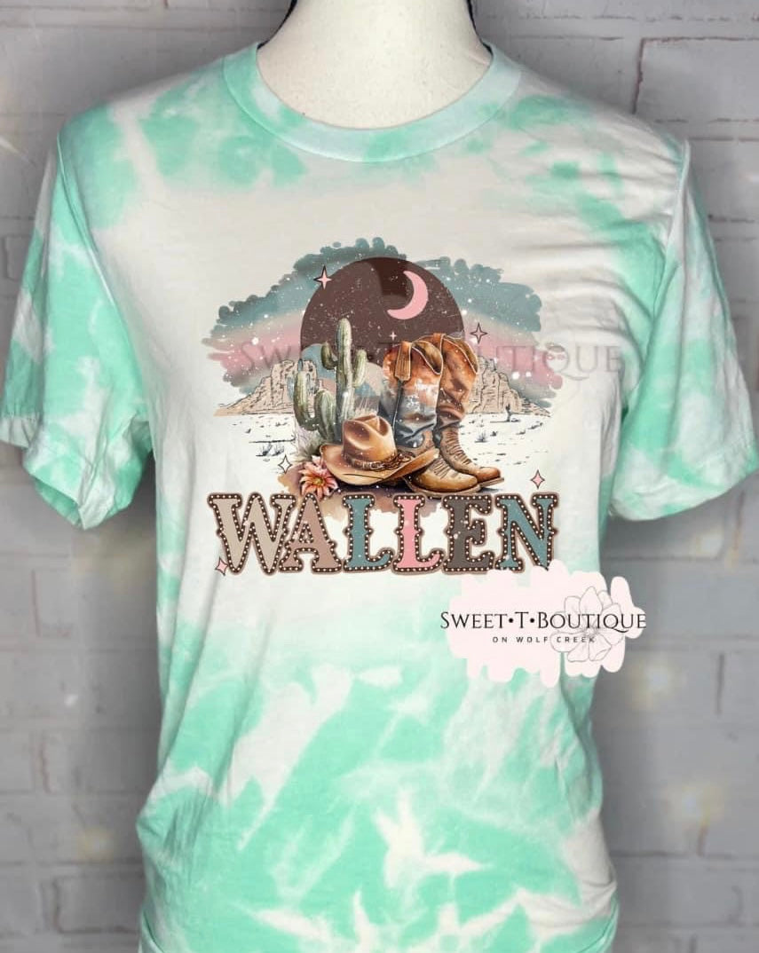 Wallen - Desert Sand Boots Sweet Tee