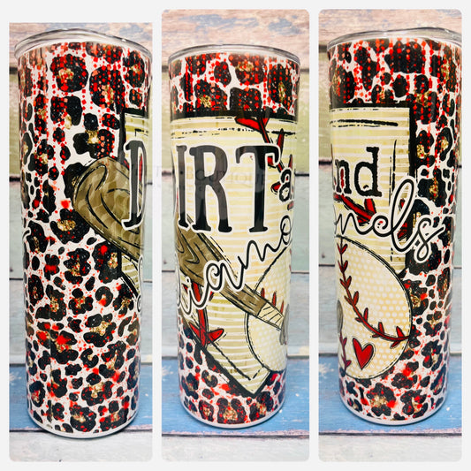 20 Oz Dirt And Diamonds Baseball Tumbler