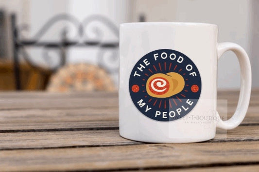 The Food Of My People 15oz Ceramic Coffee Mug