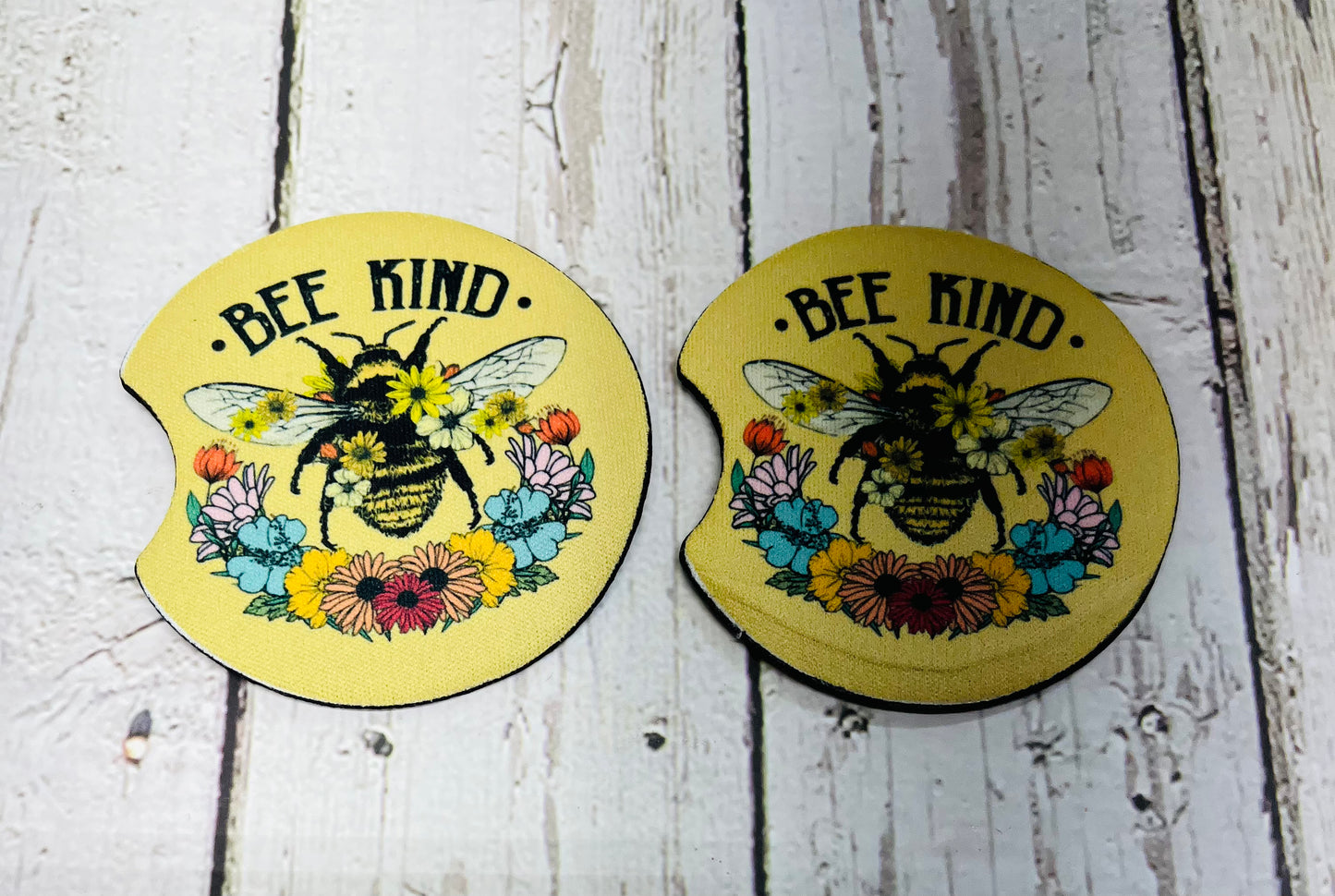 Bee Kind Car Coaster