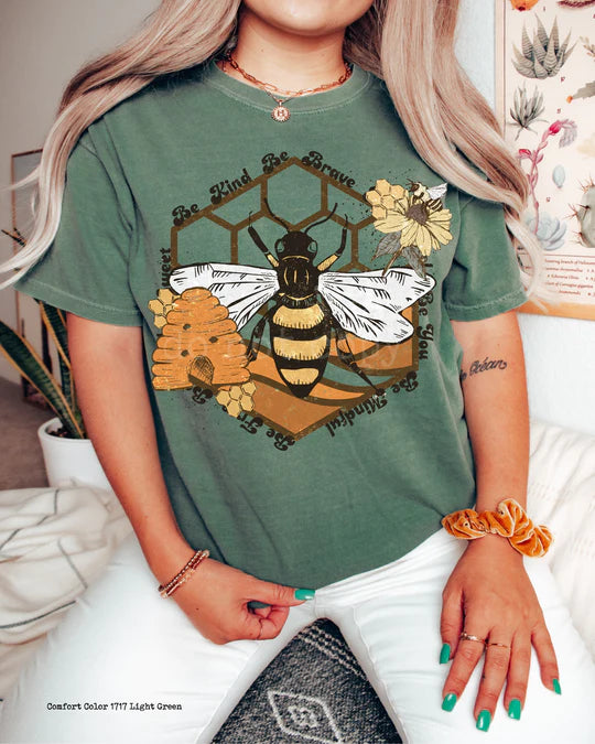 Bee Kind Bee Brave Sweet Tee